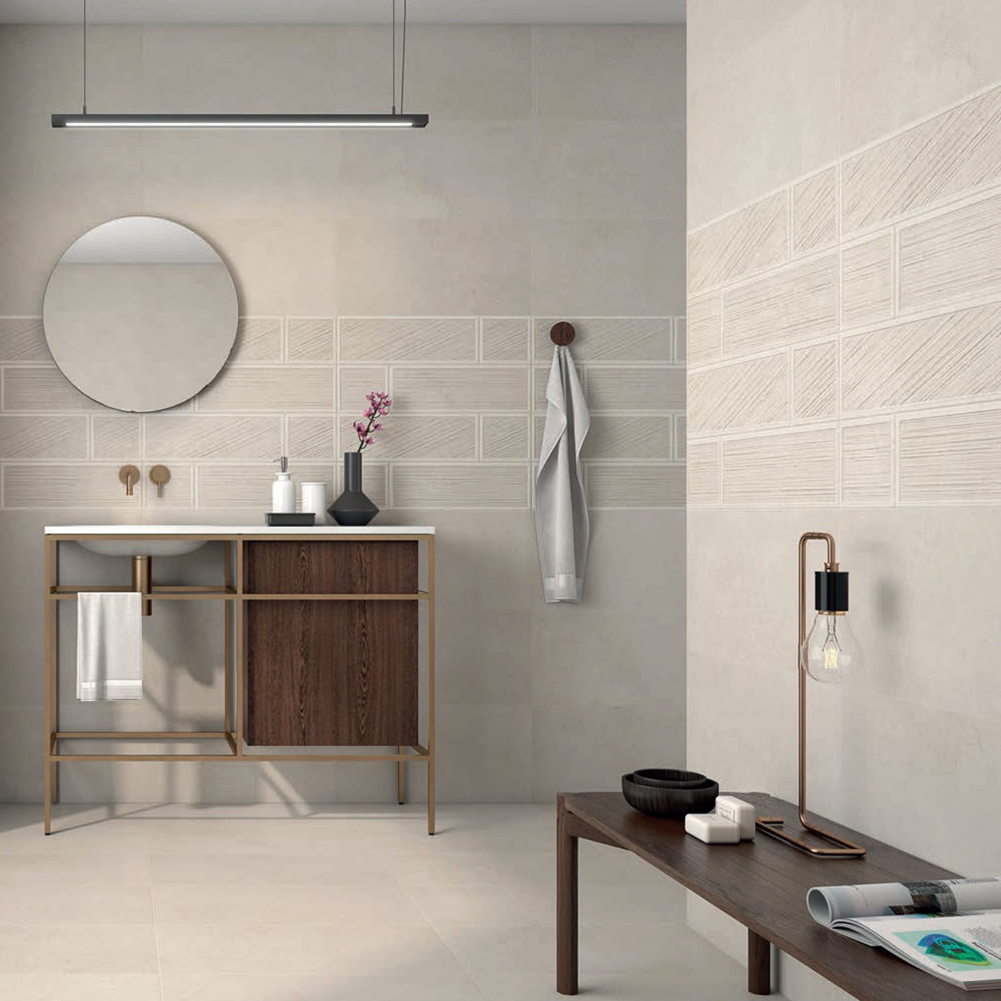 SALENTO BEIGE 30x60 PORCELAIN SPANISH WALL & FLOOR BATHROOM&KITCHEN TI ...